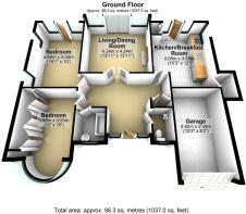 34 RIVERSIDE DRIVE FLOOR PLAN 3D