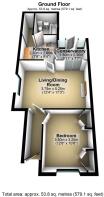 PENTON AVENUE FLOOR PLAN 3D