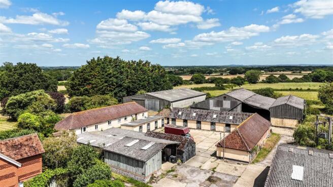 Bungalow & Stable Church Farm Drone -2.jpg