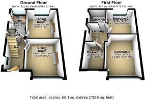 3D floor plan
