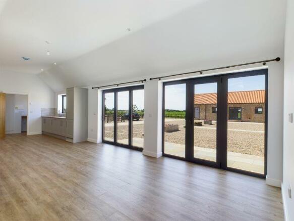 Open plan living area