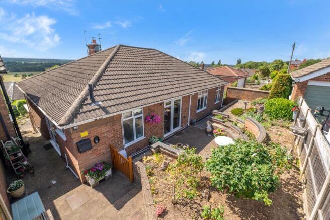 Overhead view of frontage