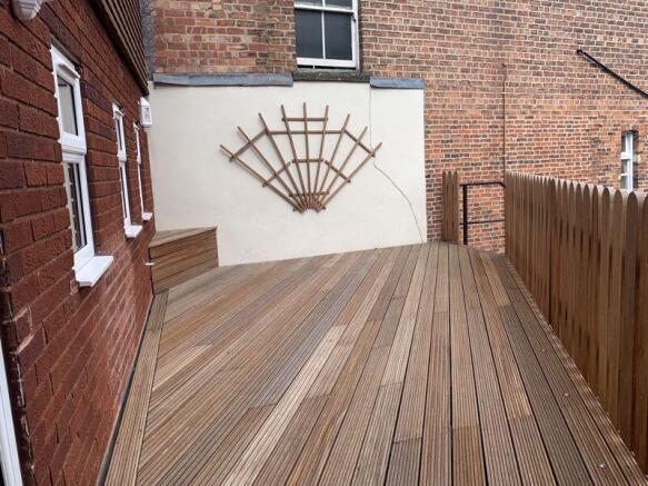 Decked entrance
