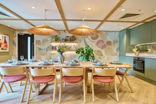 Communal dining area