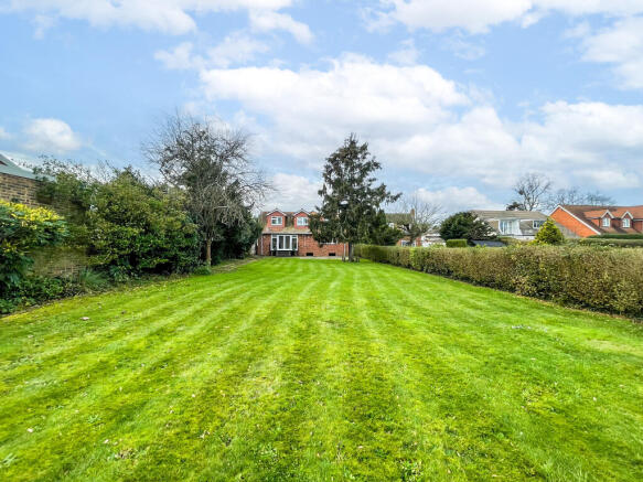 Rear garden view