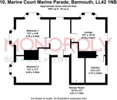 10, Marine Court Marine Parade, Barmouth, LL42 1NB