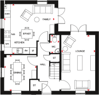 Alderney ground floor plan