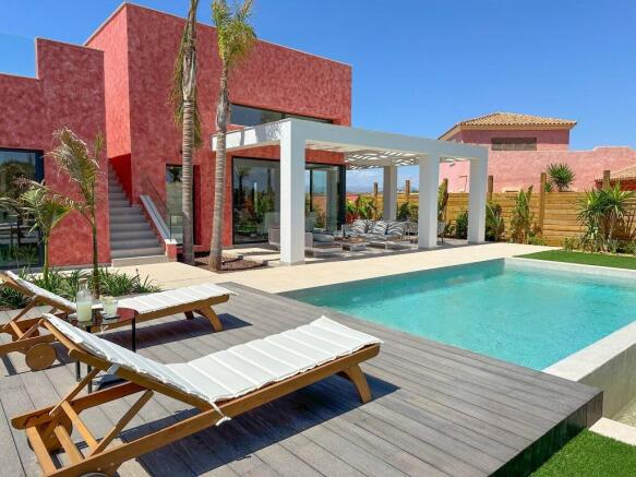 Garden and pool