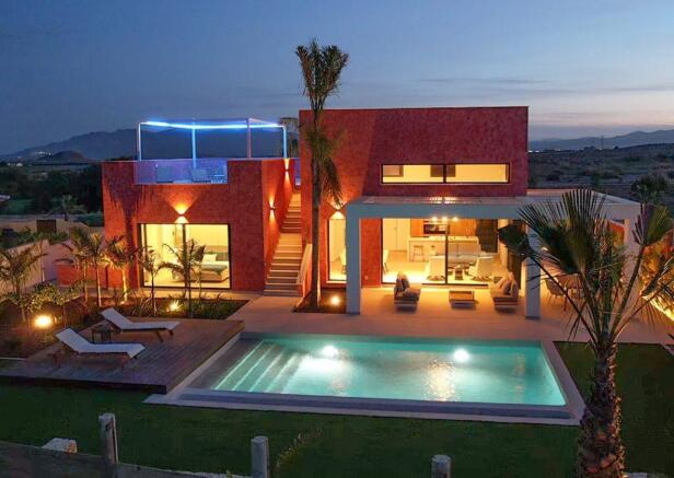 Garden and pool