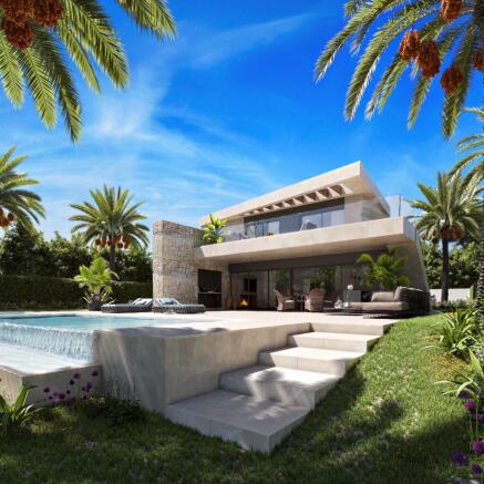 Garden and pool