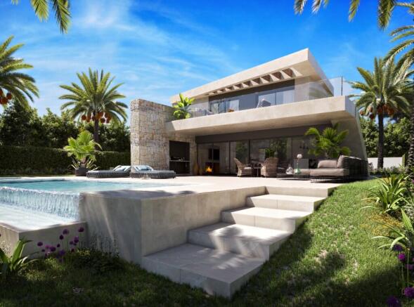 Pool and garden
