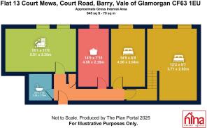 Flat 13 Court Mews, Court Road, Barry, Vale of Gla