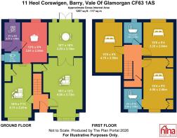 11 Heol Corswigen, Barry, Vale of Glamorgan CF63 1