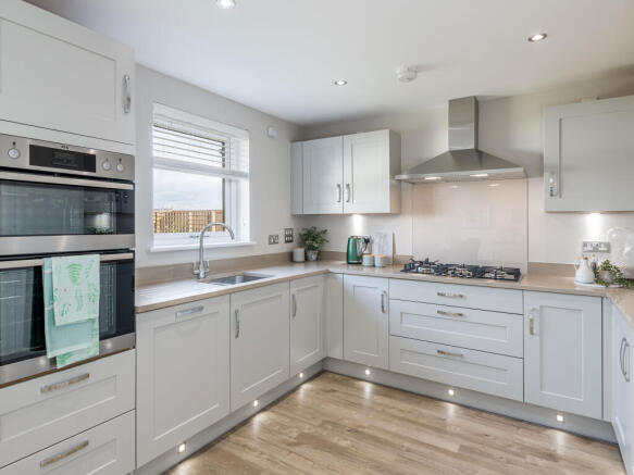 Image of kitchen in 4 bedroom Glenbervie house type at Cammo Meadows