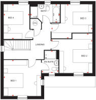 Exeter first floor plan