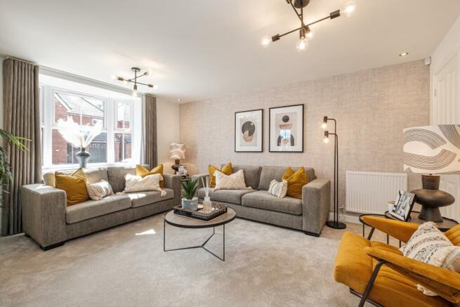 Bay-fronted lounge in an Exeter home