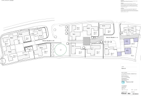 Drover's Meadow Drawing showing plots house types 