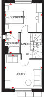 Kingsville first floor plan