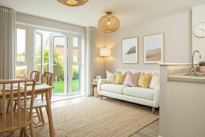 Dining room view 3 storey home The Kingsville