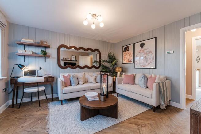 Interior view of the lounge in our 3 bed Ellerton home