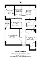 Floorplan area for info only, not for £/sq. ft valuation