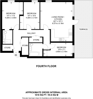 Floorplan area for info only, not for £/sq. ft valuation
