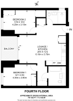 Floorplan area for info only, not for £/sq. ft valuation
