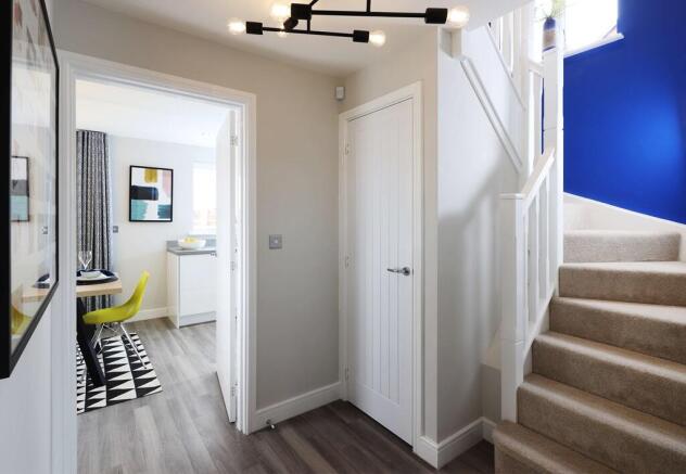 A light and bright entrance hall