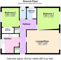 Flat 1, Wye House, Downview Road, - Floor Plan.jpg