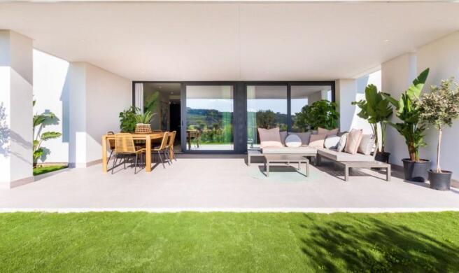 Sunny terrace