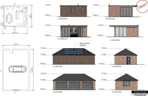 Proposed Garage and Sun Room - Plans and Elevation
