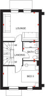 The Cannington First Floor Floorplan