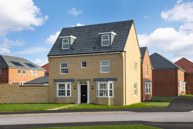 Outside view of 4 bedroom detached Hertford home