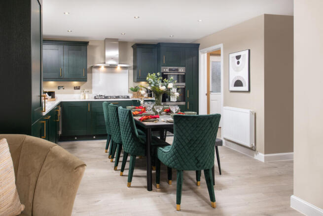 Inside view 4 bedroom Kirkdale kitchen with dining space