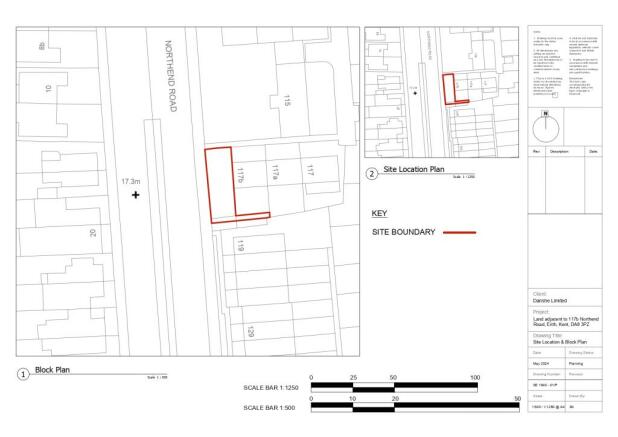 Land adj, 117b Northend Road, Erith, Kent, DA8 3PZ