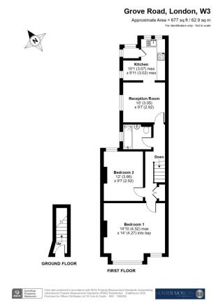 Flat 2, 20A Grove Road, Acton, London W3 6AW