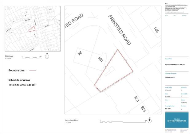 Land to the side of 124 Frinstead Road, Erith, Kent, DA8 3LB