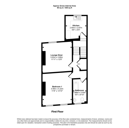 Flat B, 6 Palmerston Road, Forest Gate, London E7 8BH
