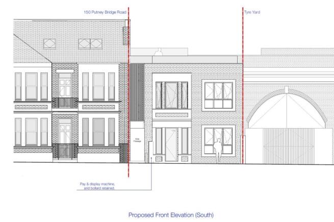 Land adjacent to 150 Putney Bridge Road, Putney, London SW15 2NG