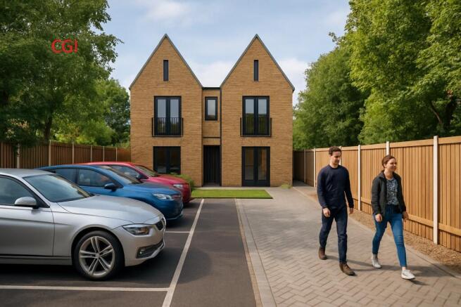 Land on the west side of 221 New Haw Road, Addlestone, Surrey, KT15 2DP