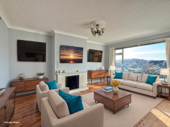 Virtually Staged Lounge