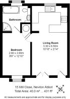 15 Mill Close, Newton Abbot FP 