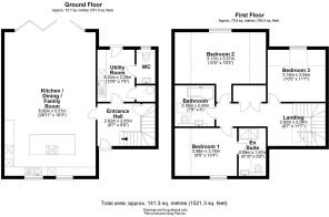 Plot 3, House 3 Scamblers Court, Over - all floors