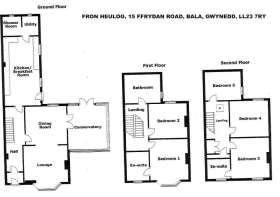 FLOOR PLAN - FRON HEULOG, 17 FFRYDAN ROAD, BALA..p
