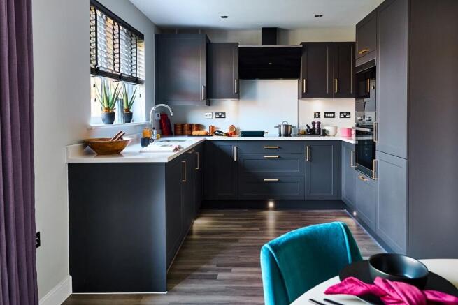 Gather with friends and family in the open plan kitchen