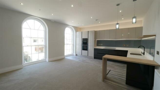 Open plan kitchen