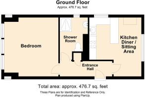 Floor Plan Flat 3, Lindon Court, Hereford.JPG