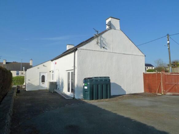 Rear of cottage