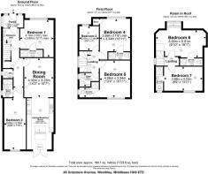 FLOOR PLAN bk 48 Grasmere Avenue Wembley Middlesex