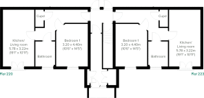 Ground floor - Plots 220 & 223